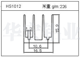 LED鋁型材HS1012