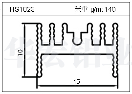 橋架鋁型材HS1023