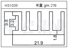 工業(yè)鋁型材HS1039