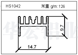 工業(yè)鋁型材HS1042