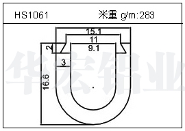 工業(yè)鋁型材HS1061