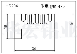 電焊機(jī)鋁型材HS2041
