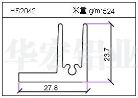 電焊機(jī)鋁型材HS2042