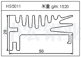 鏟片鋁型材HS5011