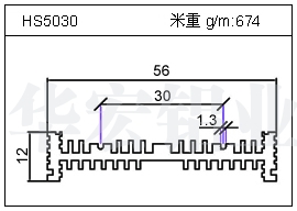 冷拔管鋁型材HS5030