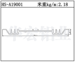 型材散熱器HS-A19001