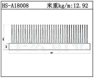 型材散熱器HS-A18008