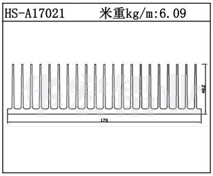 插片散熱器HS-A17021
