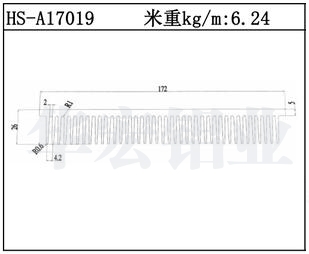 型材散熱器HS-A17019