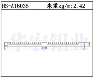型材散熱器HS-A16035
