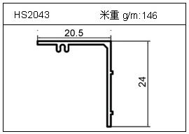 電焊機(jī)鋁型材HS2043