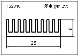 電焊機(jī)鋁型材HS2048