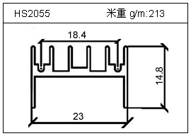 電焊機(jī)鋁型材HS2055