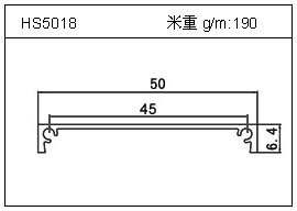 冷拔管鋁型材HS5018